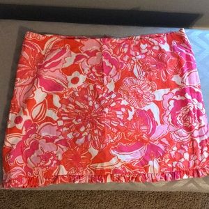 Lilly Pulitzer mini skirt with ruffle detail